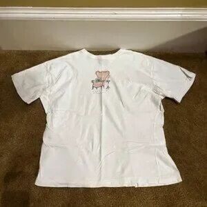 Women's White Graphic Tee